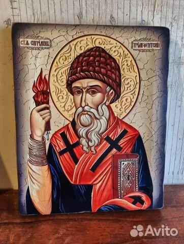 Подарочная икона св. Спиридон