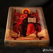 Икона Спасителя "Господь-Вседержитель на троне" — необычный подарок — фотография 5