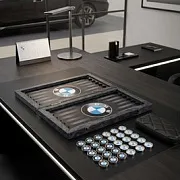 Нарды под стеклом «BMW» в подарок — фотография 5