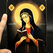 Икона "Богоматерь Калужская " дерево — необычный подарок — фотография 2