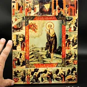 Подарочная икона деревянная "Св. Мария Египетская" — фотография 1