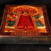 На память: Икона Богоматери "Прибавление ума". Ручная работа — фотография 3