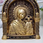 Резная Икона Казанской Божьей Матери — необычный подарок — фотография 8