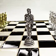 Подарочные шахматы с металлическими фигурами — фотография 6
