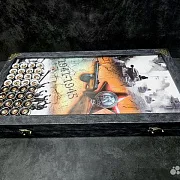 Нарды под стеклом «День Победы» в подарок — фотография 11