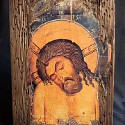 Икона деревянная «Христос во гробе» — красивый подарок — фотография 2