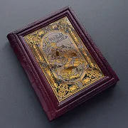 Русская охота — книга в коже — оригинальный подарок — фотография 4