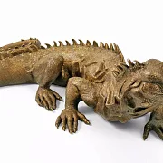 Скульптура из бронзы «Игуана» — красивый подарок — фотография 2