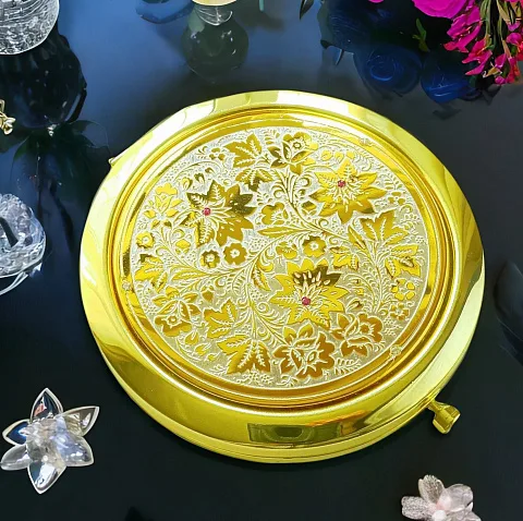 Косметическое зеркальце «Цветочный рай» — красивый подарок