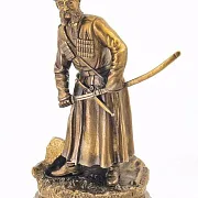 Композиция «Линейный казак» из бронзы в подарок — фотография 2