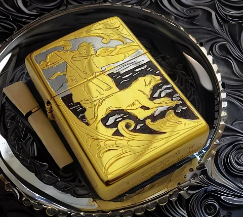 На память: Бензиновая зажигалка Zippo "Охотник"