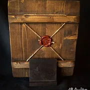 Подарочная икона Божией матери "Колыбельная" с подставкой — фотография 2