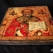 Святой Николай Угодник". Икона — красивый подарок — фотография 3