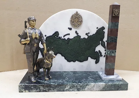 Бронзовый сувенир «Рубежи России» — необычный подарок