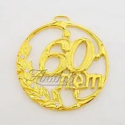 Медаль «60 лет» с фианитом — необычный подарок — фотография 4