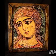 Икона "Ангел Златые Власы" — оригинальный подарок — фотография 2