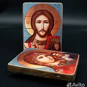 Венчальная пара. Казанская Богоматерь и Спас Вседе — необычный подарок — фотография 3