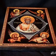 Икона "Иисус Христос Ветхий Денми" — красивый подарок — фотография 3