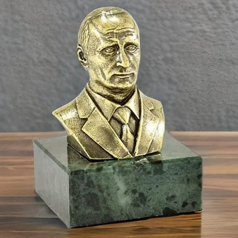 В подарок: Бронзовый бюст «Путин В.В.»
