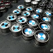 Стальные фишки для нард «BMW» — красивый подарок — фотография 3