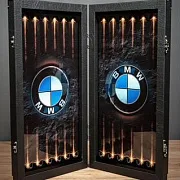 Подарочные нарды под стеклом «BMW X5» — фотография 9