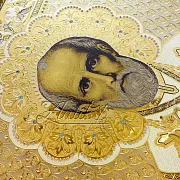 Икона Николая Чудотворца /в киоте/ №2. Златоуст — оригинальный подарок — фотография 3