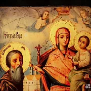 Икона Богоматери "Домостроительница" +подставка — необычный подарок — фотография 7